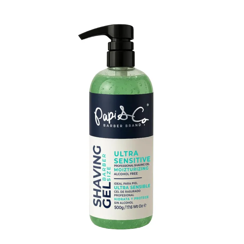 Shaving Gel Papi&Co | Gel Hidratante para Después de Afeitar | 17.6 Oz