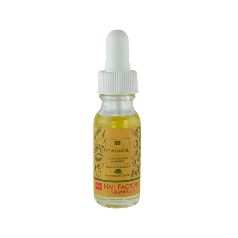 [NFACE05Z0004] Revitanoil Nail Factory | Aceite Revitalizante para Cutículas con Argán | 0.5 Oz