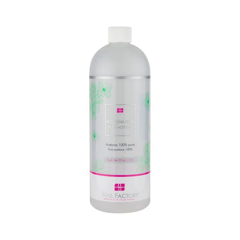 [NFLIQ32Z0001] Acetona Nail Factory | Acetona Pura Concentrada para Uñas | 32 Oz