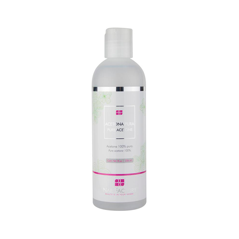 [NFLIQ8OZ0003] Acetona Nail Factory | Acetona Pura Concentrada para Uñas | 8 Oz