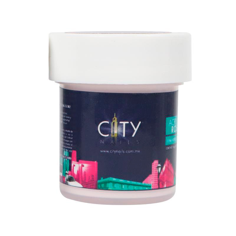[CNACR05Z0005] Acrílico Rosa Para Uñas City Nails 0.5 Oz