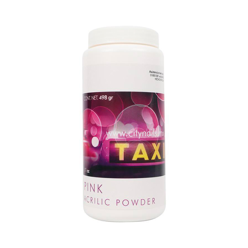 [CNACR17Z0008] Acrílico Pink City Nails | Polvo Acrílico para Uñas Pink | 16 Oz