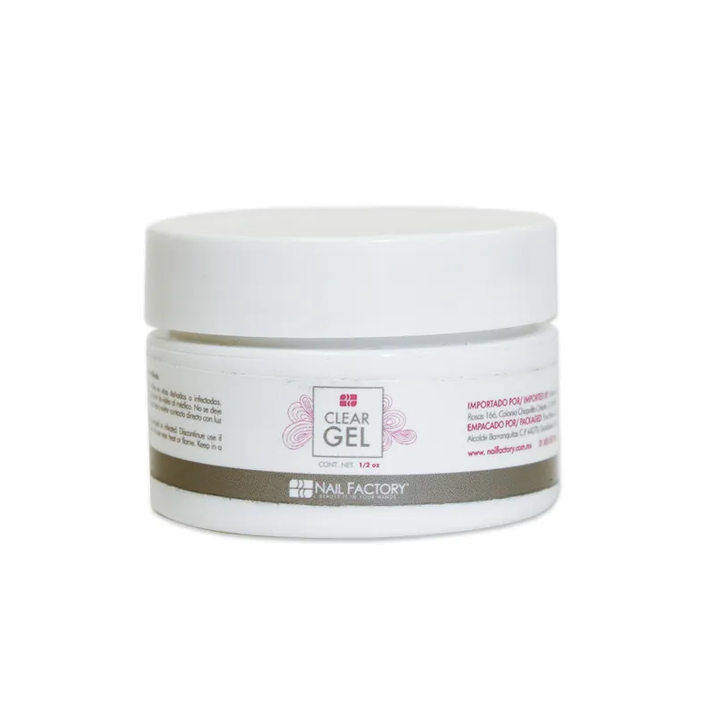 [NFGEL05Z0003] Gel Clear Nail Factory | Gel de Construcción para Uñas | 0.5 Oz