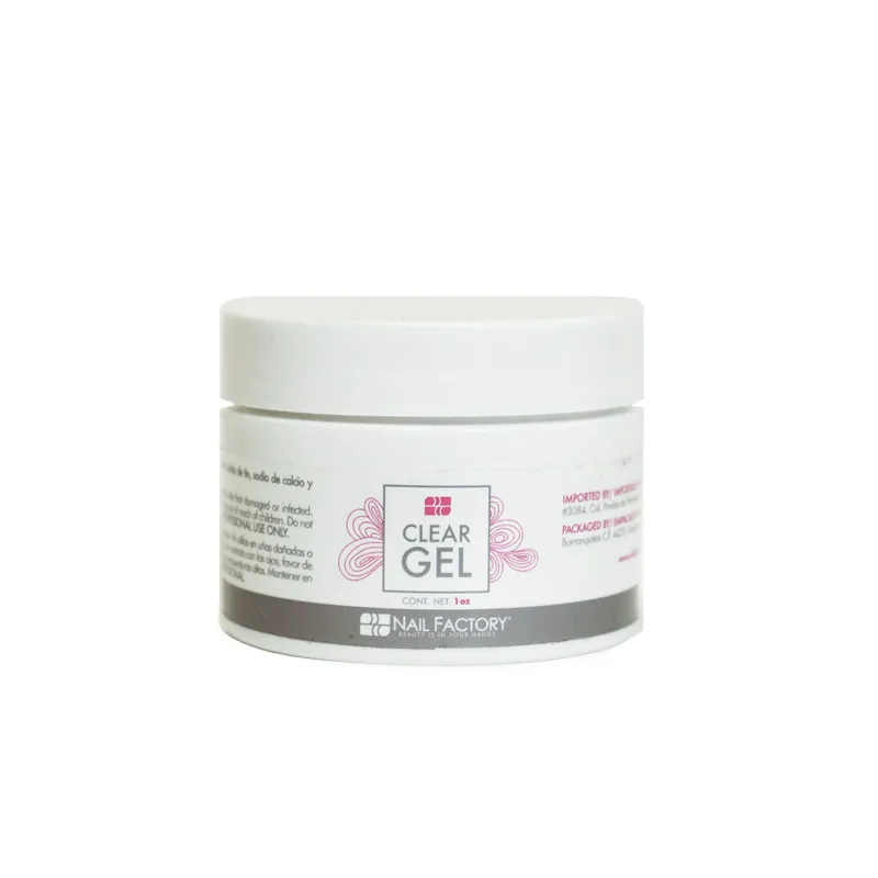 [NFGEL1OZ0012] Gel Clear Nail Factory | Gel de Construcción para Uñas | 1 Oz