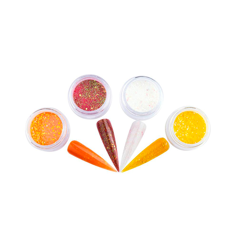 Colección Candy Vol 2 Nail Factory | Polvo Acrílico con Variedad en Tonos para Construcción de Uñas Acrílicas | 0.5 Oz c/u.