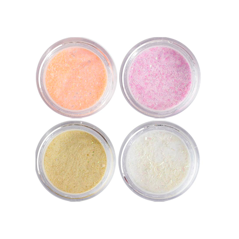 [NFCOL05Z0418] Colección Glimmer Vol 1 Nail Factory | Polvo Acrílico con Variedad en Tonos para Construcción de Uñas Acrílicas | 0.5 Oz c/u.