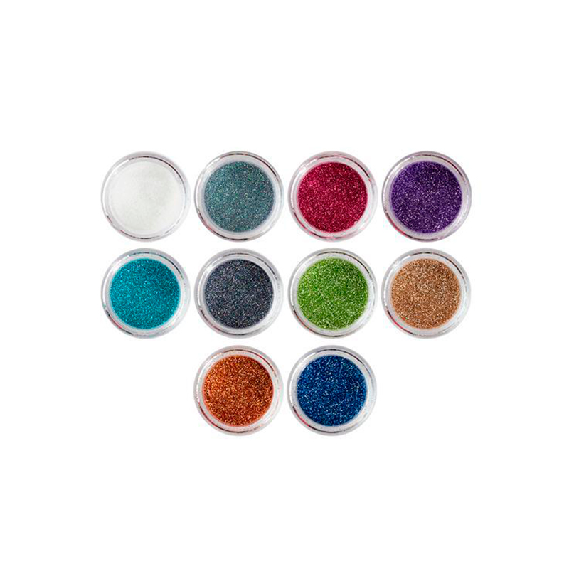 [NFGLI1PZ0103] Colección Acrílico Glitter Vol 3 Nail Factory | Polvo Acrílico para Construcción de Uñas Acrílicas Glitter | 0.5 Oz c/u.