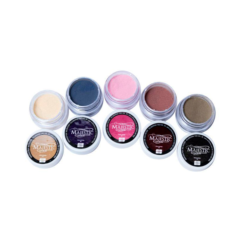 [NFCOL05Z0428] Colección Majestic Vol 2 Nail Factory | Polvo Acrílico con Variedad en Tonos para Construcción de Uñas Acrílicas | 0.5 Oz c/u.