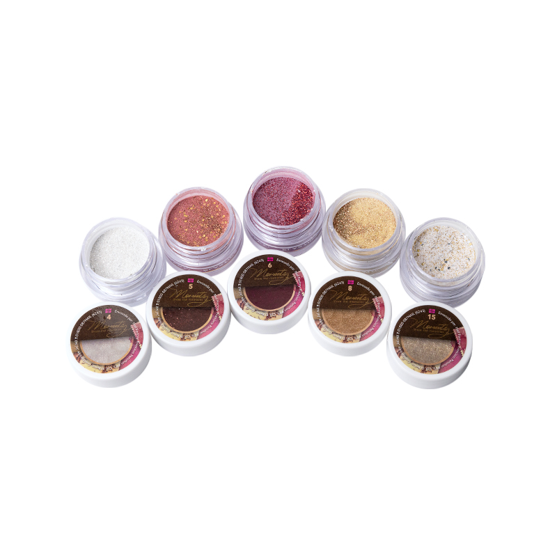 Colección Moments Vol 3 Nail Factory | Polvo Acrílico con Variedad en Tonos para Construcción de Uñas Acrílicas | 0.5 Oz c/u.