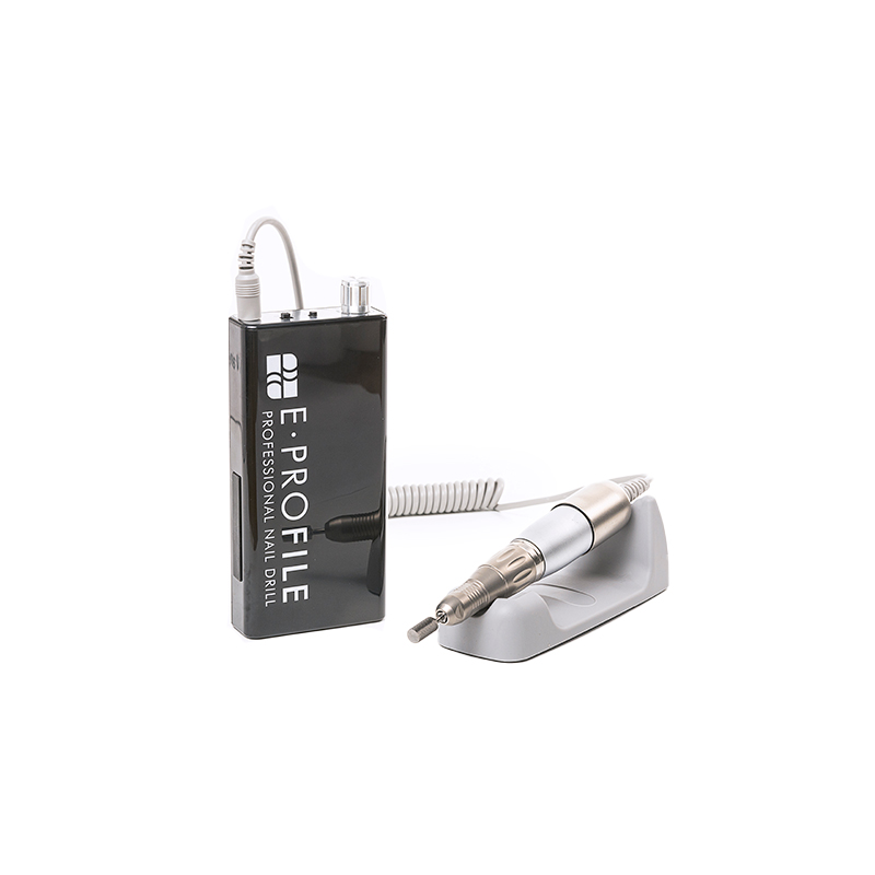 E Profile Nail Factory | Drill Profesional Portatil Para Uñas Potencia de hasta 30,000 RPM | Negro