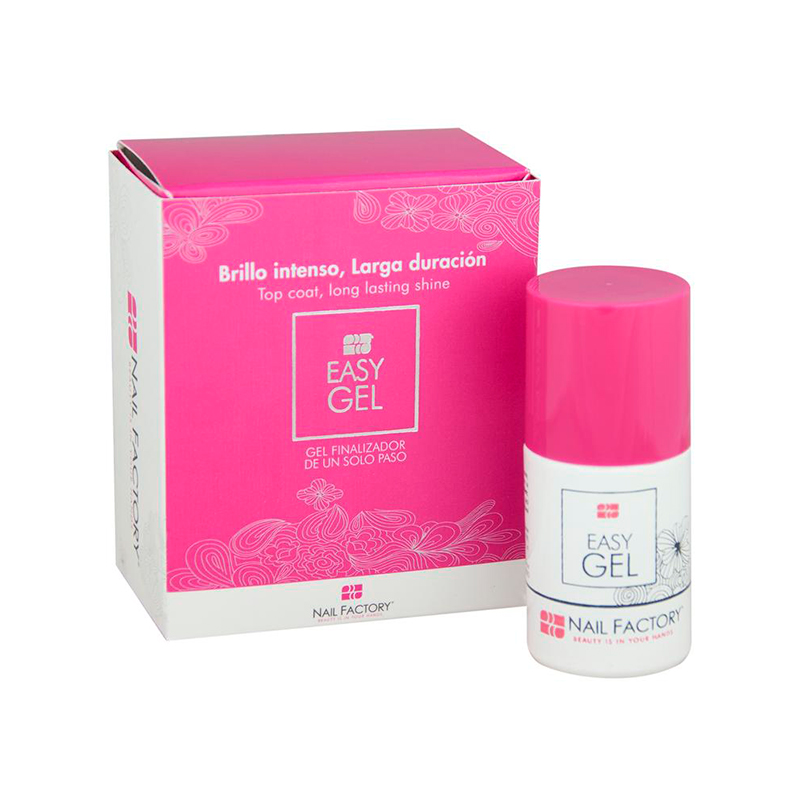 [NFBRI05Z0003] Easy Gel Nail Factory | Top Coat de Alto Brillo Cristalino para Sellado y Acabado de Uñas Acrílicas | 0.5 Oz