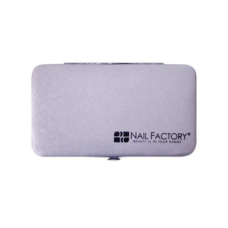 [NFHER1PZ0050] Estuche para Herramientas de Manicura Metálico con Imán (Plata)