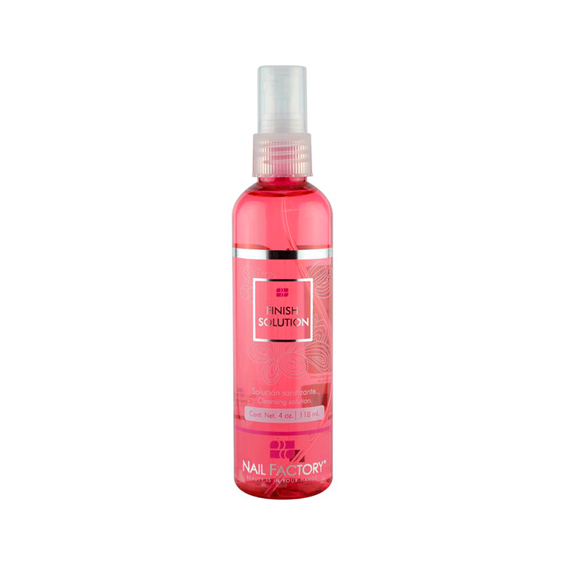 [NFLIQ4OZ0006] Finish Solution Nail Factory | Solución Limpiadora Sanitizante Para Uñas | 4 Oz