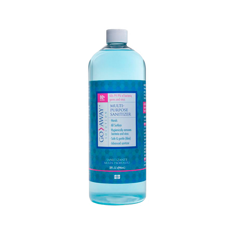 [NFLIQ32Z0012] Sanitizante Go Away | Con 80% de Alcohol y Aloe Vera | 32 Oz