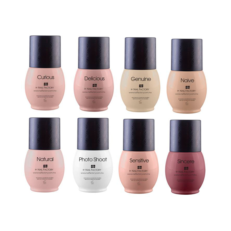 Colección Nude One Shot | Gel Semipermanente 8 Tonos Distintos| 14 ml c/u.