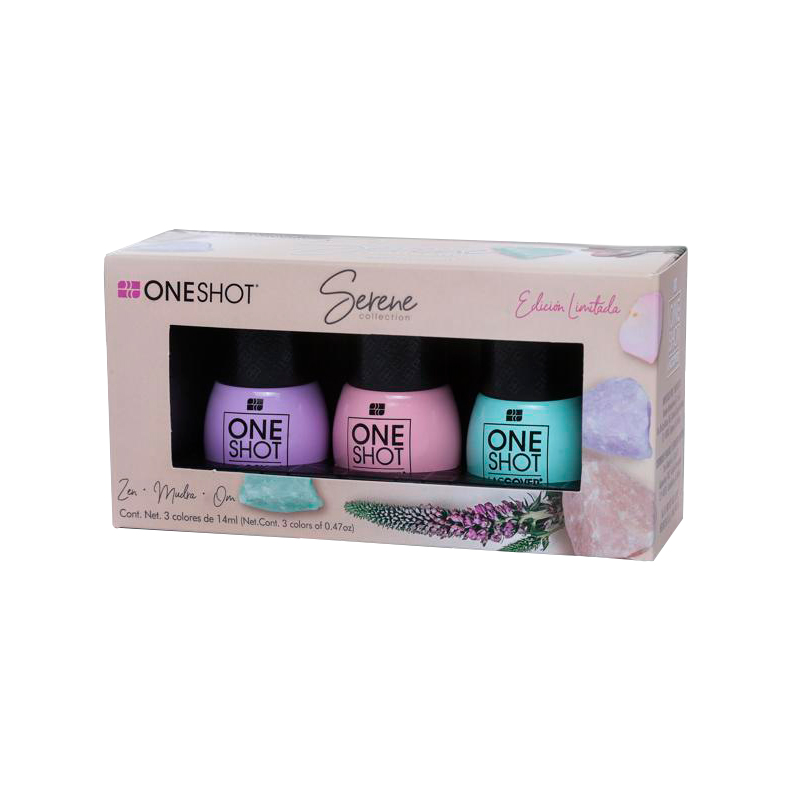 Triple Shot Serene One Shot | Gel Semipermanente 3 tonos | 14 ml c/u.