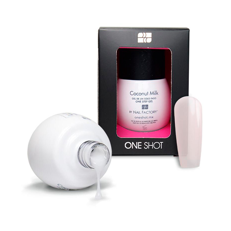 Gel Semipermanente Traslúcido One Shot Coconut Milk 10 ml