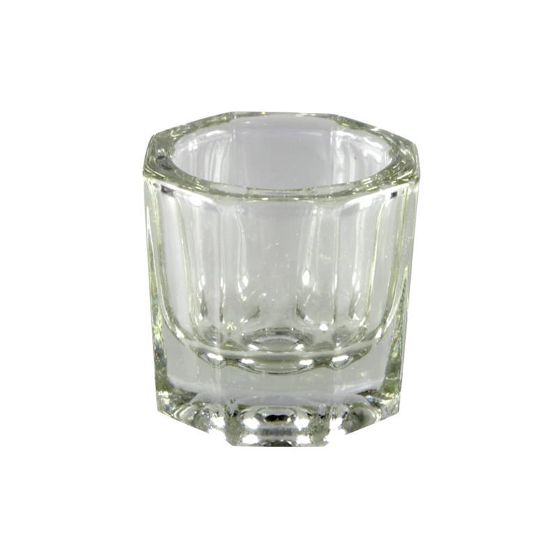 [NFACC1PZ0022] Godete De Vidrio Vasito Para Monómero De Uñas