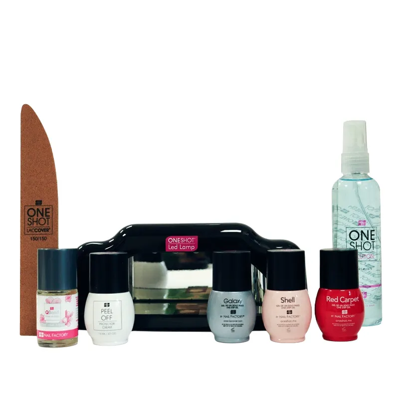 [LCKIT1PZ0016] Start in Kit One Shot | Kit Básico de Gel Semipermanente Para Uñas | 8 pz