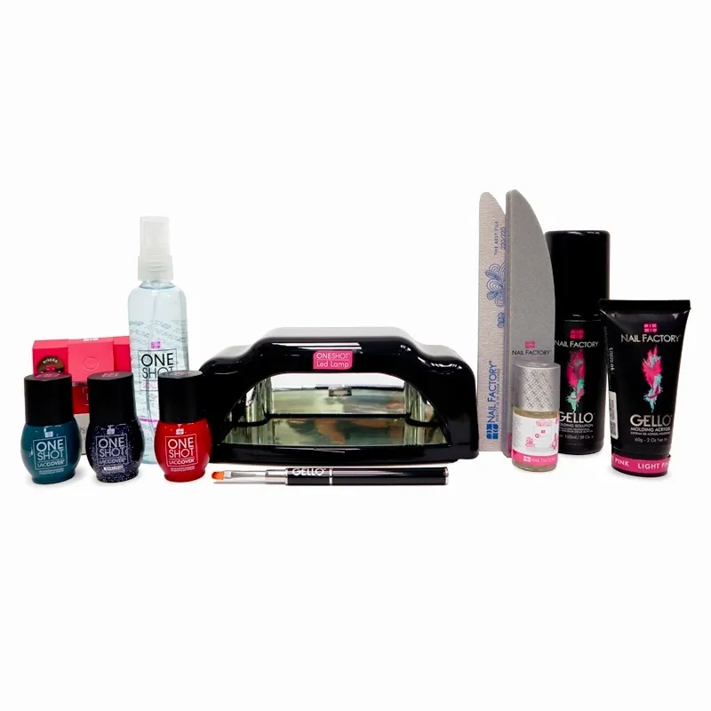[NFKIT1PZ0023] Beauty Set One Shot | Kit de Acrygel y Gel Semipermanente | 12 pz