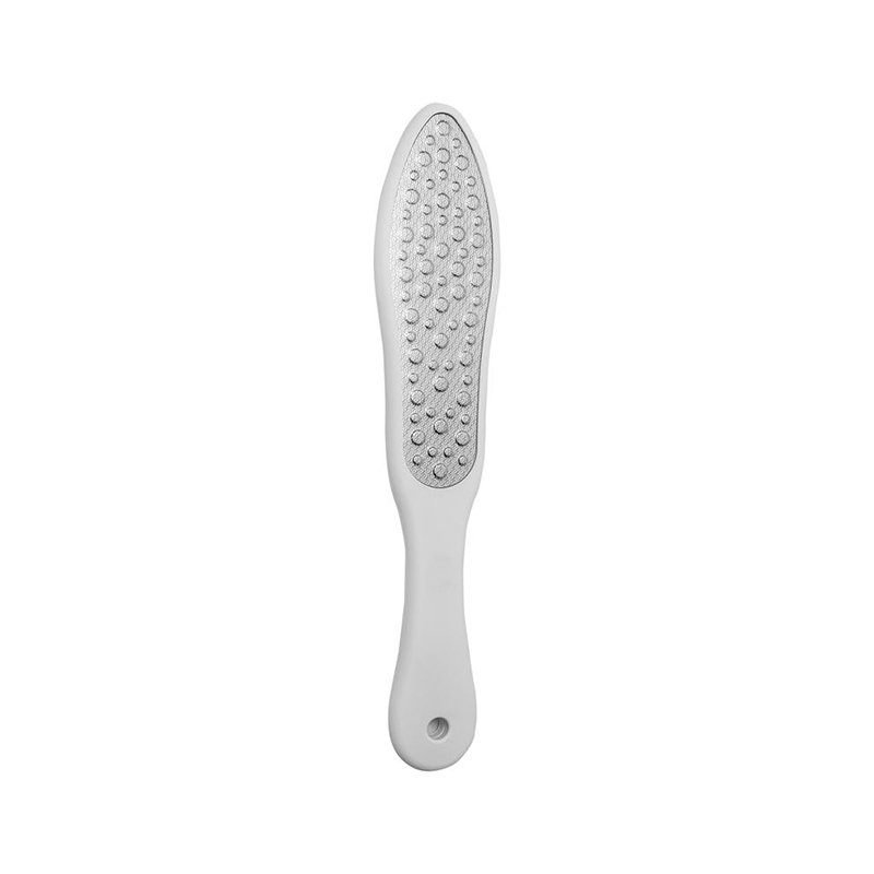 [NFLIM1PZ0051] Lima Pedicura Nail Factory | Extragrande para Pies Metálica con Doble Cara Agresiva y Media | Blanca