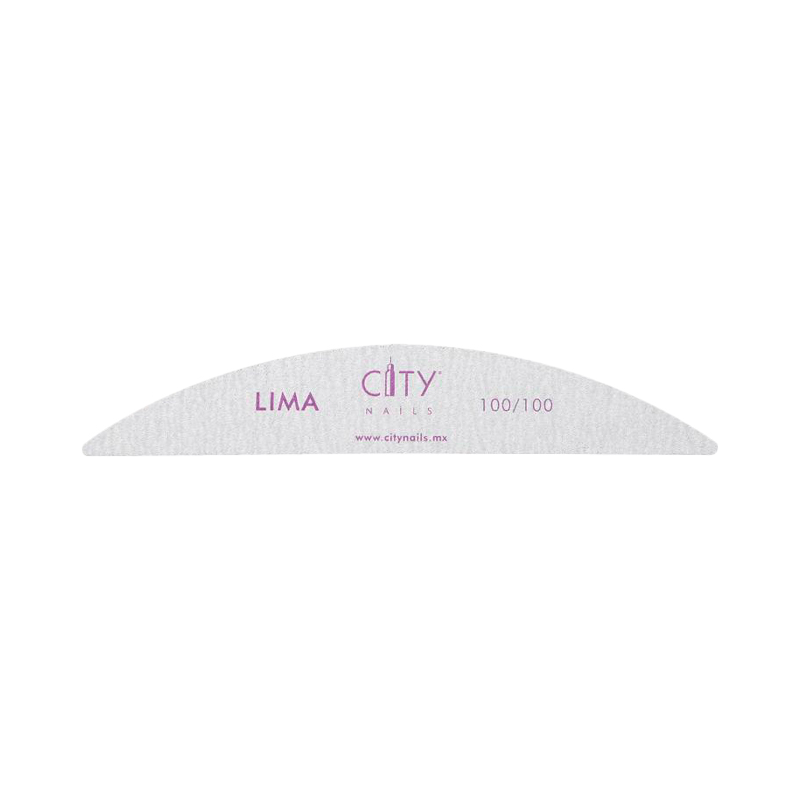 [CNLIM1PZ0001] Lima 100 City Nails | Doble Cara Grano 100/100 | 1 pz