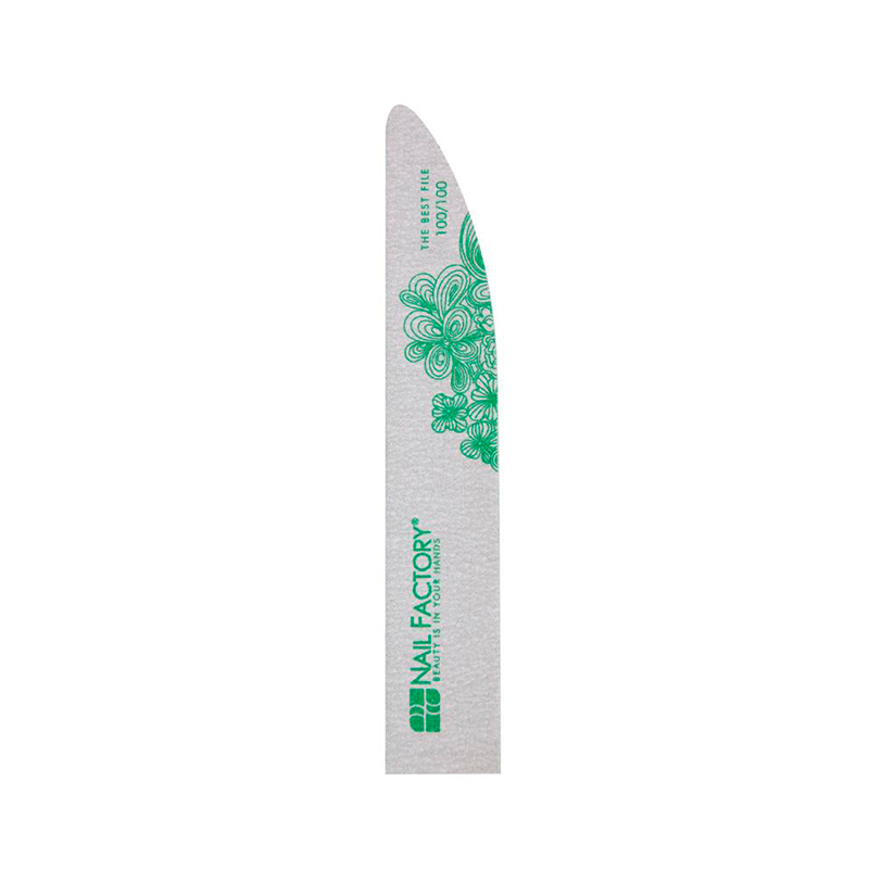 Lima Para Manicura Knife Verde Doble Cara Filo 100/100