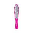 Lima Pedicura Nail Factory | Extragrande para Pies Metálica con Doble Cara Agresiva y Media | Rosa