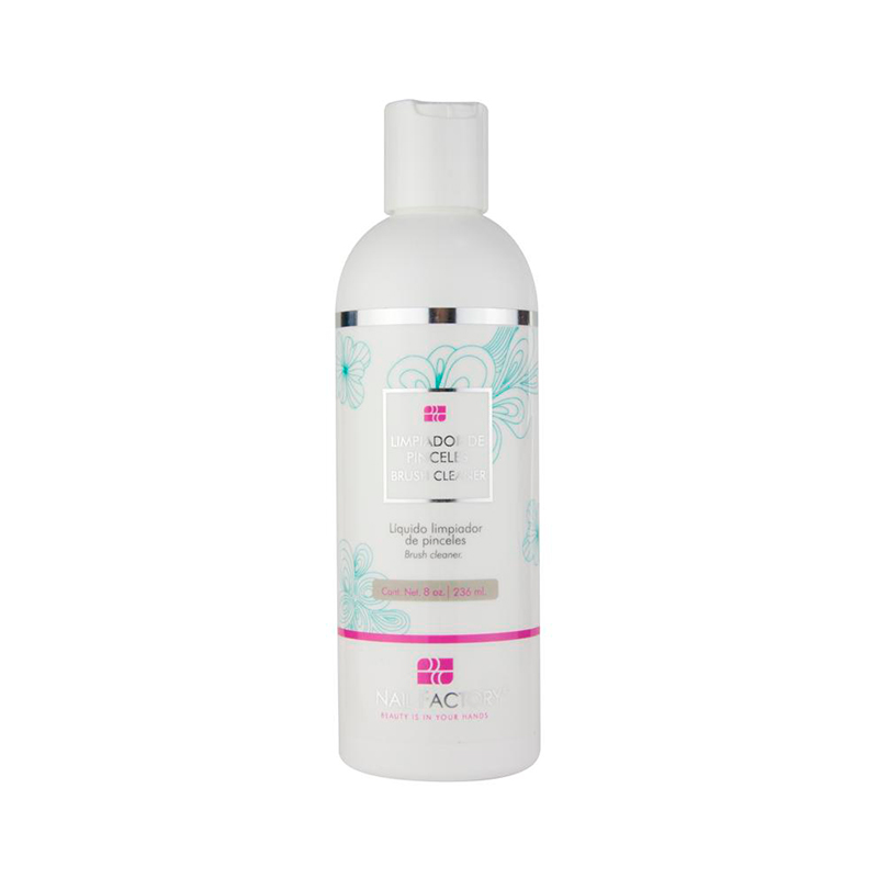 [NFLIQ8OZ0010] Brush Cleaner Nail Factory | Limpiador de Pinceles | 8 Oz