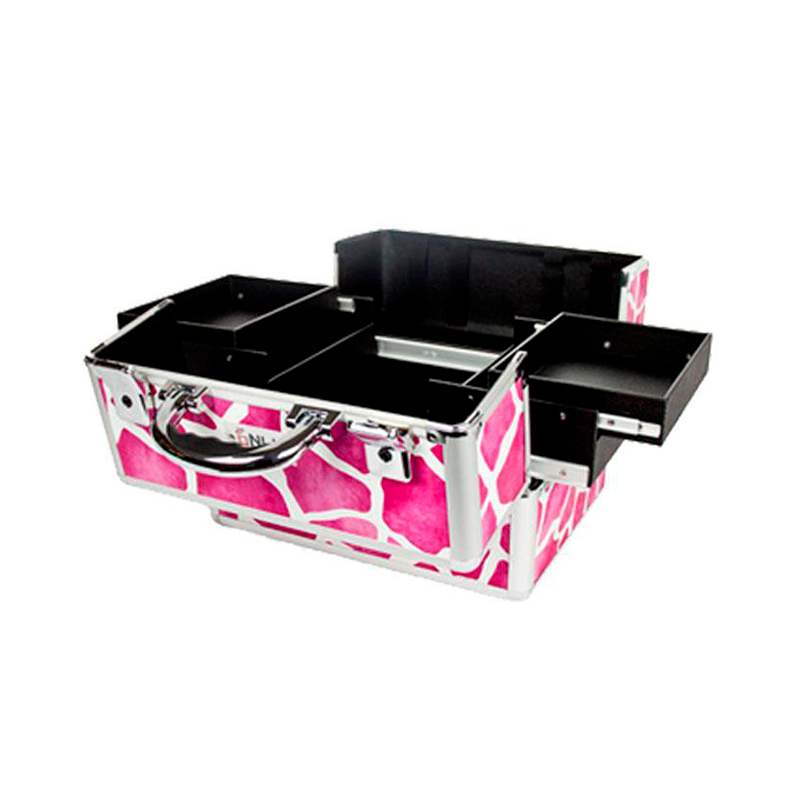 Maletín Reforzado Cosmetiquera Profesional Only Cases Jirafa Pink