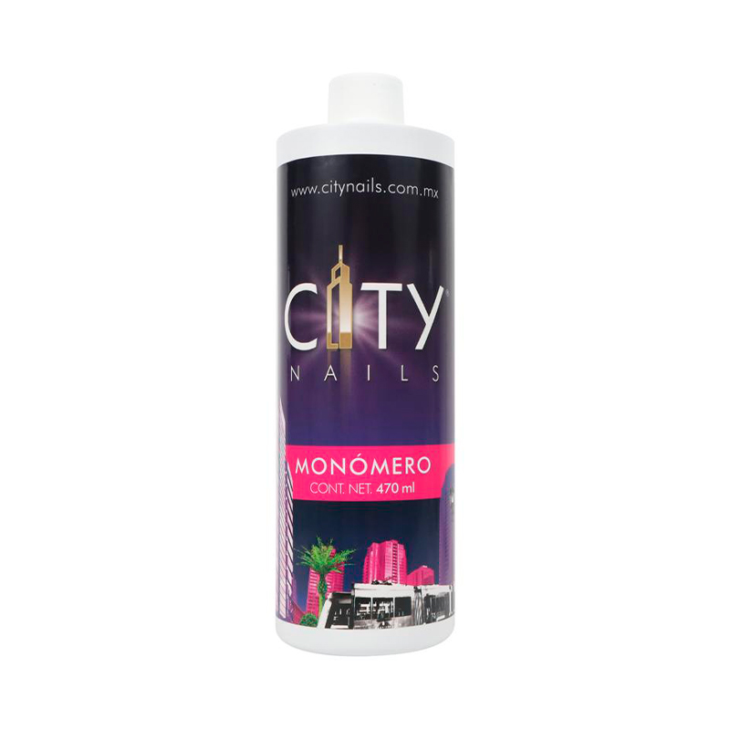 [CNMON16Z0005] Monómero City Nails | Monómero Líquido para Construcción de Uñas Acrílicas | 16 Oz