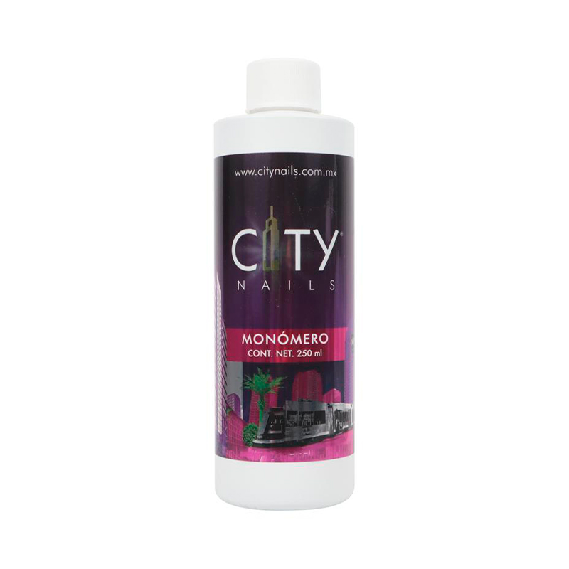 [CNMON8OZ0007] Monómero City Nails | Monómero Líquido para Construcción de Uñas Acrílicas | 8 Oz