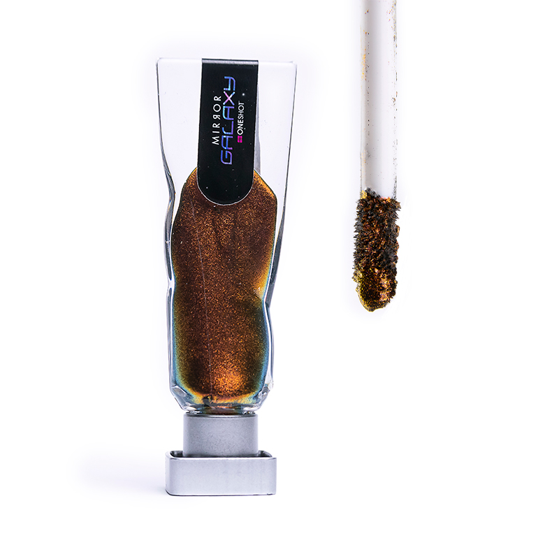 [LCGES05Z0310] Mirror Galaxy One Shot | Efecto Cromo Pigmento Líquido para Efecto Iridiscente de Uñas | No. 4 | 0.17 Oz