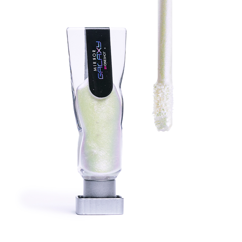 [LCGES05Z0307] Mirror Galaxy One Shot | Efecto Cromo Pigmento Líquido para Efecto Iridiscente de Uñas | No. 1 | 0.17 Oz