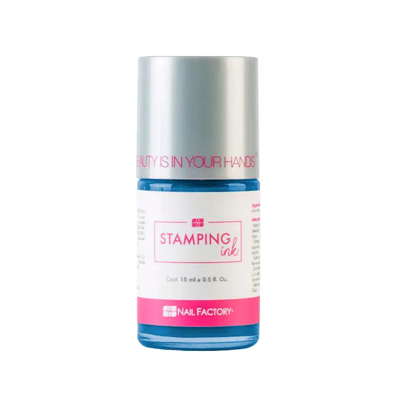[NFDEC1PZ1448] Pintura Stamping Nail Factory | Color Azul Rey | 0.5 Oz