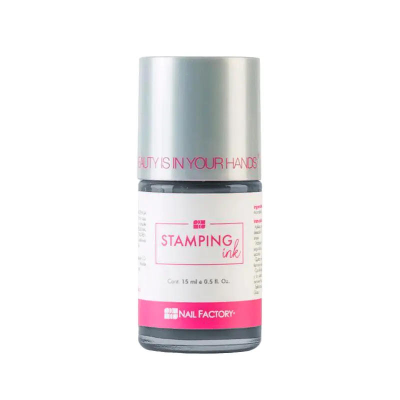 [NFDEC1PZ1442] Pintura Stamping Nail Factory | Color Plata | 0.5 Oz