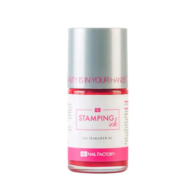 [NFDEC1PZ1439] Pintura Stamping Nail Factory | Color Rojo | 0.5 Oz
