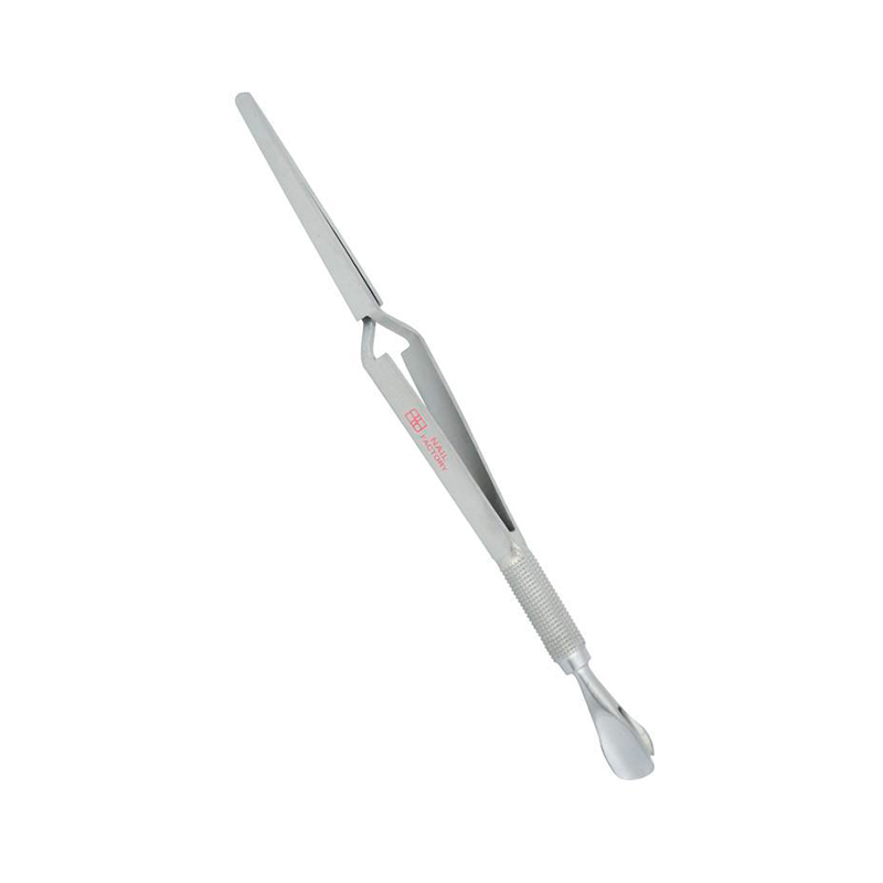 Pinza Punto C Nail Factory | Fabricada en Acero Inoxidable para Aplicación de Uñas Acrílicas