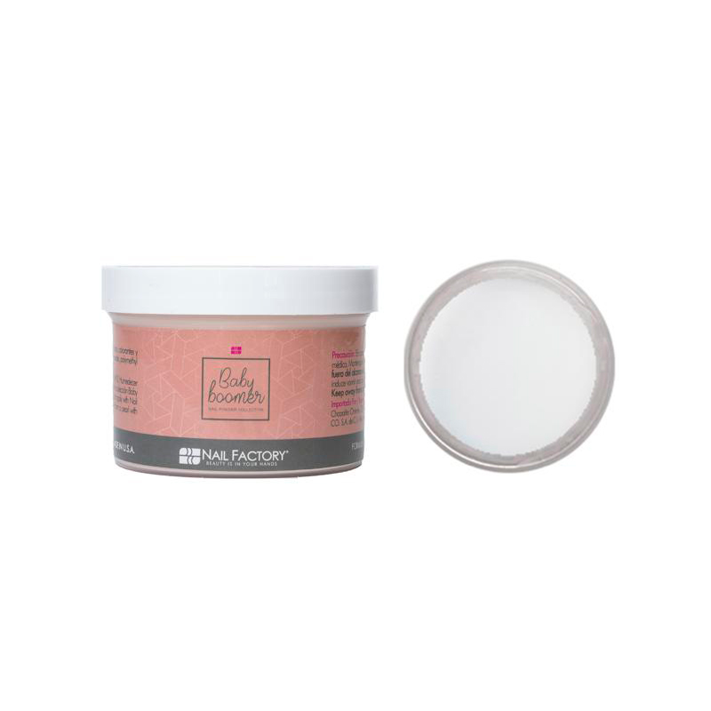 [NFCOL05Z0357] Acrílico Baby Boomer Nail Factory | Polvo Acrílico Color White | 0.5 Oz