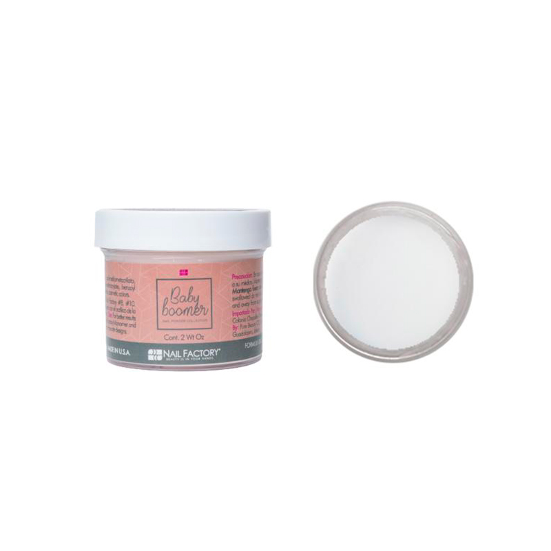[NFCOL05Z0367] Acrílico Baby Boomer Nail Factory | Polvo Acrílico Color White | 2 Oz
