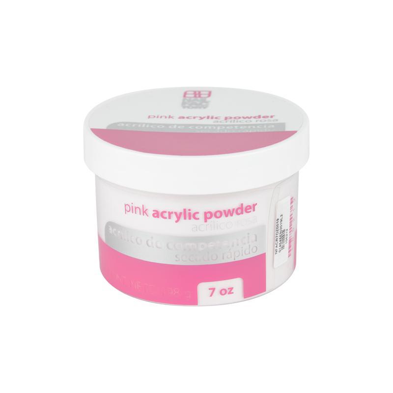 [NFACR7OZ0019] Acrílico Competencia Rosa Nail Factory | Polvo Acrílico de Secado Rápido para Construcción de Uñas | Rosa | 7 Oz