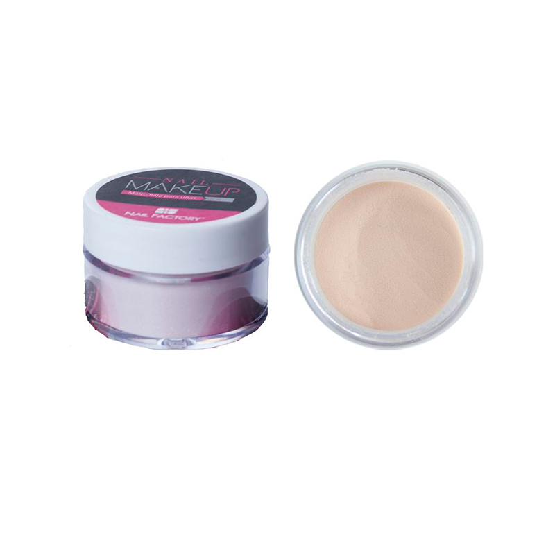 Acrílico Make Up Nail Factory | Polvo Acrílico para Construcción de Uñas | Vol 1 #1 Light Brown | 0.5 Oz