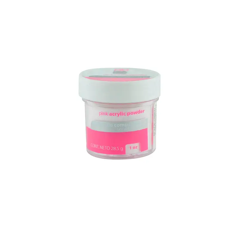 [NFACR1OZ0017] Acrílico Competencia Rosa Nail Factory | Polvo Acrílico de Secado Rápido para Construcción de Uñas | Rosa | 1 Oz