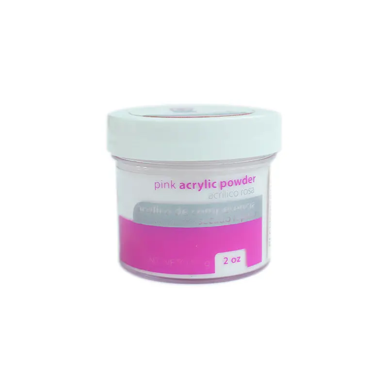 [NFACR2OZ0018] Acrílico Competencia Rosa Nail Factory | Polvo Acrílico de Secado Rápido para Construcción de Uñas | Rosa | 2 Oz