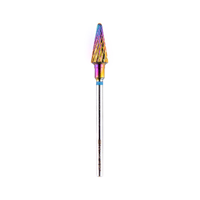 Punta Diamante Carbide Para Drill De Uñas Modelo Diamante Cónica Tornado