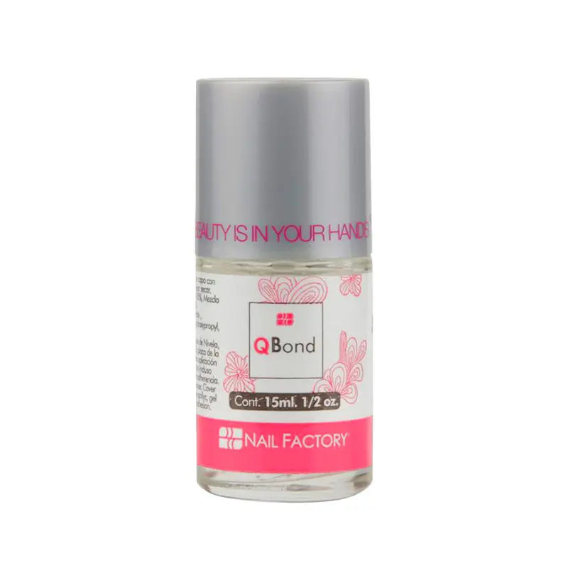 [NFADH05Z0003] Q bond Nail Factory | Primer Adeherente Libre de Acido con Queratina | 0.5 Oz