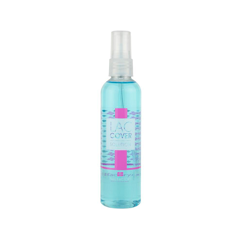 Laccover Solution One Shot | Solución Limpiadora Sanitizante Para Uñas | 4 Oz