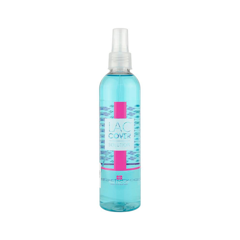 [LCLIQ8OZ0004] Laccover Solution One Shot | Solución Limpiadora Sanitizante Para Uñas | 8 Oz