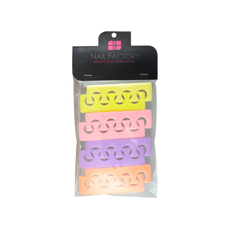 Separador Dedos Nail Factory | Fabricados en Foami para Pedicura | 4 pz