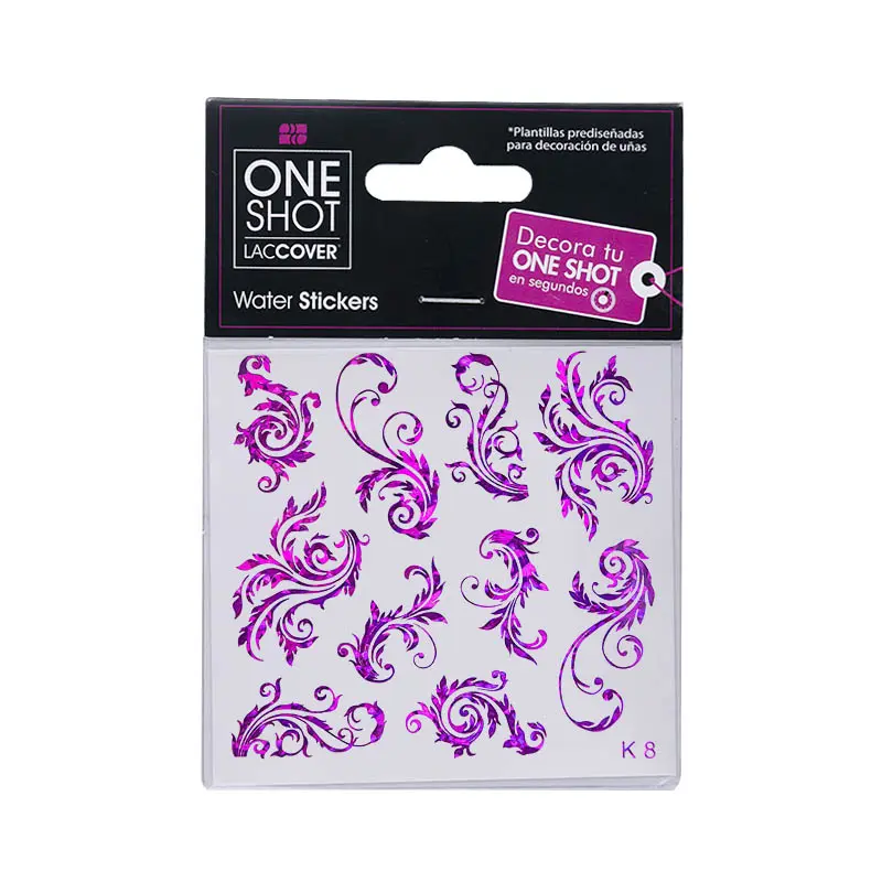 Stickers De Agua Para Uñas One Shot K 08 Holo 04